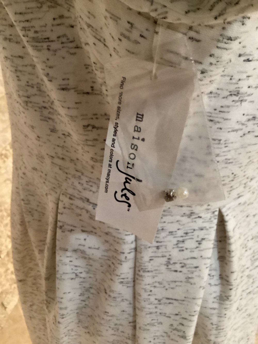 Maison Jules Jeweled Neckline Dress (NWT) - Picture 10 of 13